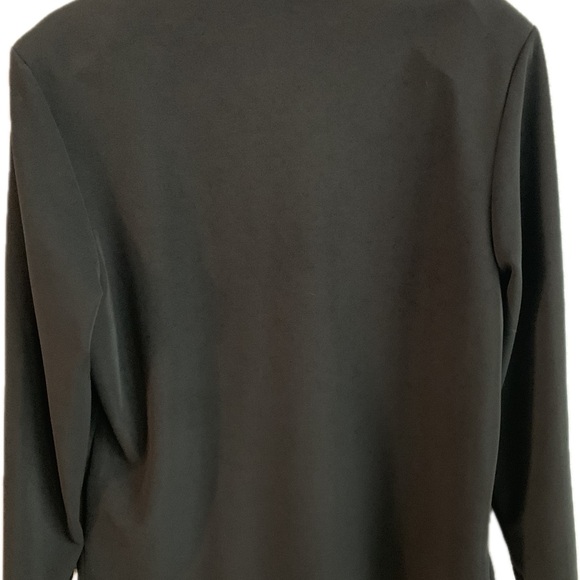 Allison Daley Petites Black Skirt Suit Black Button Blouse & Skirt Petite Medium - Picture 3 of 12